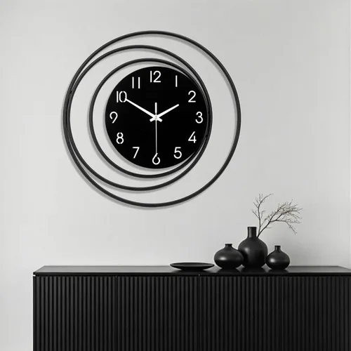 Dankeit 13inch Decorative Wall Clock, Silent Non-Ticking Quality Quartz Battery Operated, Large Wall Clock for Living Room Kitchen Home Bathroom