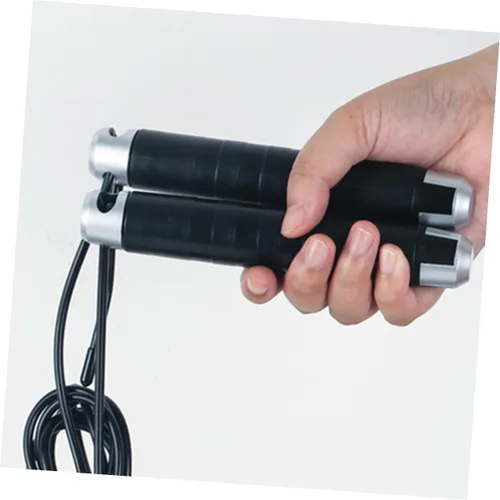 Miniatura 2 de Weighted Jump Rope for Fitness and Endurance Training Metal and Plastic Skipping Rope for Physical Education Equipment for Home and Outdoor Exercise