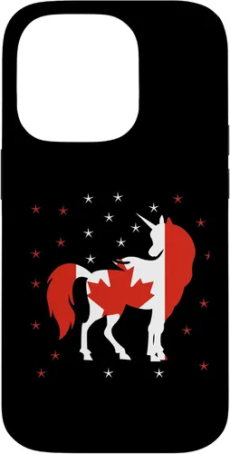 Miniatura 17 de Funda para iPhone 13 Pro Max Unicornio Bandera de Canadá