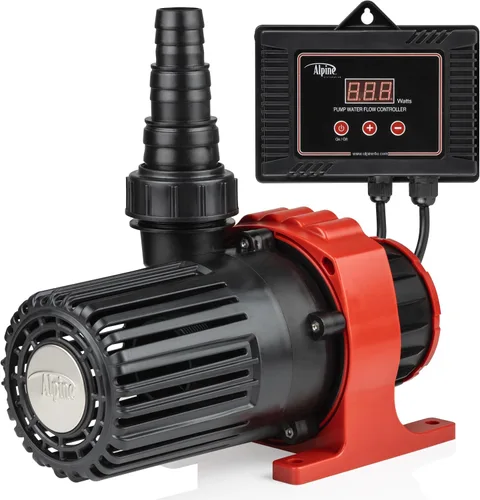 Alpine Corporation Eco-Twist - Bomba de estanque de 5300 GPH de ahorro de energía con controlador y cable de 33 pies