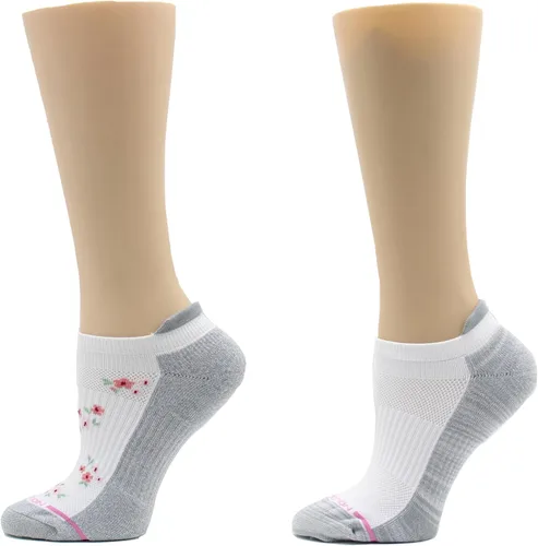Miniatura 16 de Dr. Motion Calcetines de compresión de corte bajo para mujer, paquete de 2