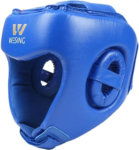 Miniatura 5 de Wesing - Tocado profesional de boxeo Muay Thai artes marciales entrenamiento sin mejillas