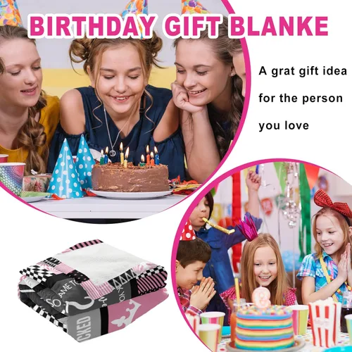 Miniatura 8 de Regalos de cumpleaños número 18 para niñas - Manta acogedora 50"x60", para niña de 18 años, ideas únicas de decoración de 18, el mejor regalo