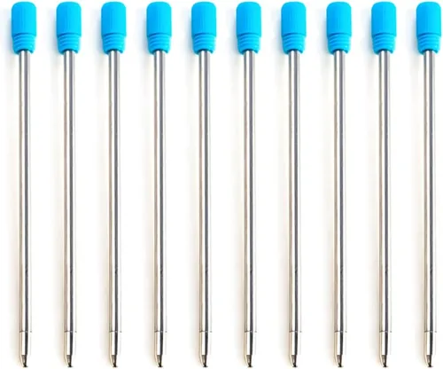 Miniatura 7 de Gullor Ballpoint Pen Refills, Pack of 10, Length 116 mm, Black Ink