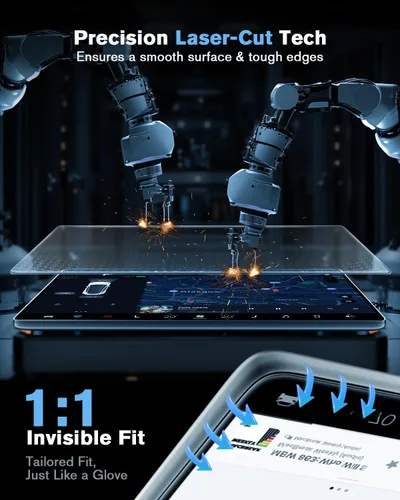 Miniatura 4 de Para vidrio templado brillante 2018 2019 2020 2021 GMC Terrain SL y 2020 2021 2022 2022 2023 2024 Terrain SLE Protector de pantalla táctil de 7