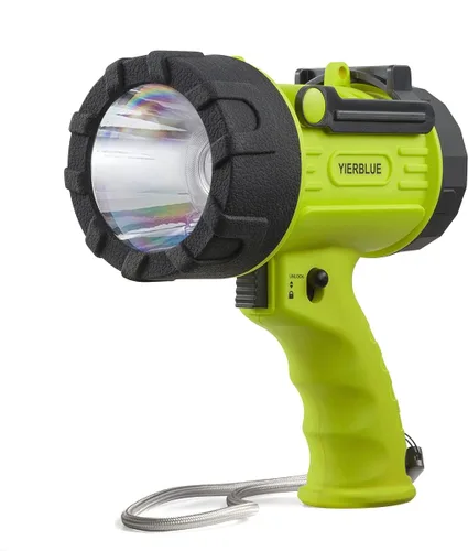 Miniatura 10 de YIERBLUE Foco Recargable con LED de Súper Altos Lúmenes, Linterna de Mano Impermeable IP67 con Filtro de Luz Roja Desmontable, de Larga Duración Rojo
