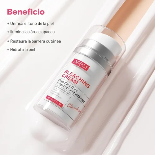 Miniatura 6 de APBM Crema aclaradora de la piel para áreas íntimas con niacinamida, arbutina, ácido tranexámico y vitamina C, tono de piel uniforme para cuerpo