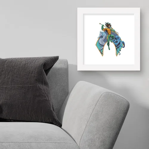 Miniatura 3 de Trends International Gallery Pops DC Comics Movie Aquaman y el Reino Perdido - Póster gráfico de pared con emblema de Aquaman, 12.00 x 12.00 Versión