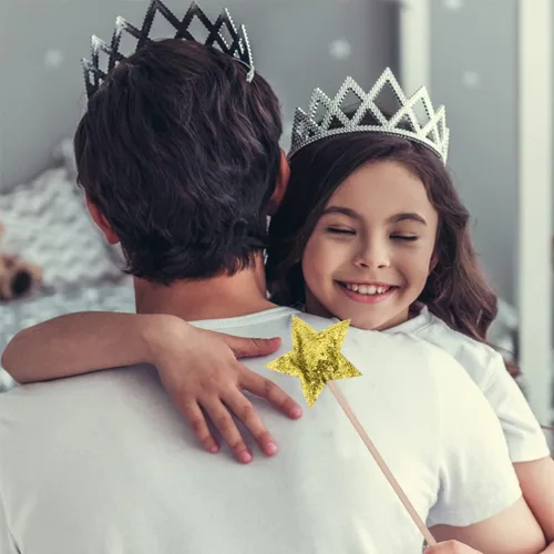 Miniatura 4 de Kisangel Varita mágica con forma de estrella para niñas, juguetes de fiesta de disfraces de 12.99 pulgadas, accesorios ligeros