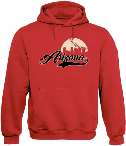 Miniatura 3 de Xtreme Apparrel Cityscape Skyline - Sudadera con capucha para hombre para fanáticos del béisbol