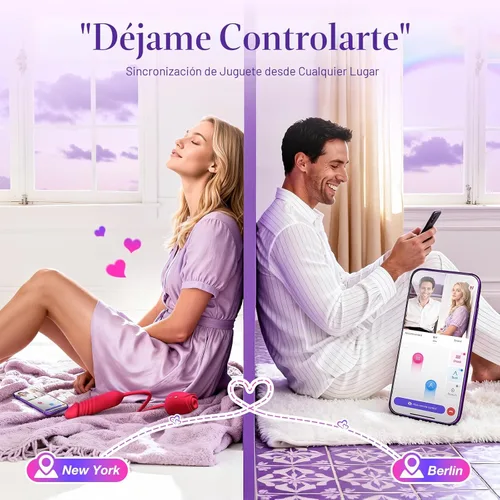 Miniatura 5 de Consolador vibrador juguetes sexuales para mujeres, juguete sexual MOOLIGIRL Rose con vibradores de punto G de empuje y 10 modos de succión