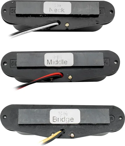 Miniatura 4 de Wilkinson - Juego de pastillas de cerámica de alto rendimiento para guitarra eléctrica estilo Strat, color negro