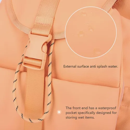 Miniatura 3 de EKE Gimnasio Portátil Yoga Tenis Mochila Regalo Deportivo Versátil Viaje Viaje Natación Monopatín Bádminton Casual Impermeable Mujeres, Durzano