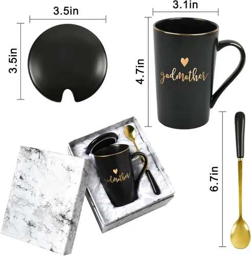 Miniatura 6 de YHRJWN Regalo para Madrina, Regalos de Propuesta para Madrina, Regalos de Propuesta para Madrina de Dios, Regalos de Anuncio de Embarazo Bautismo