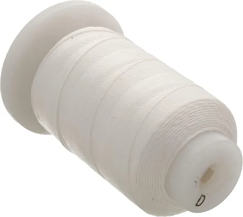 Miniatura 65 de The Beadsmith Cordón de seda pura – Castaño, tamaño E (0.325 mm/0.0128"), 200 yardas (600 pies), carrete de 1/2 onza