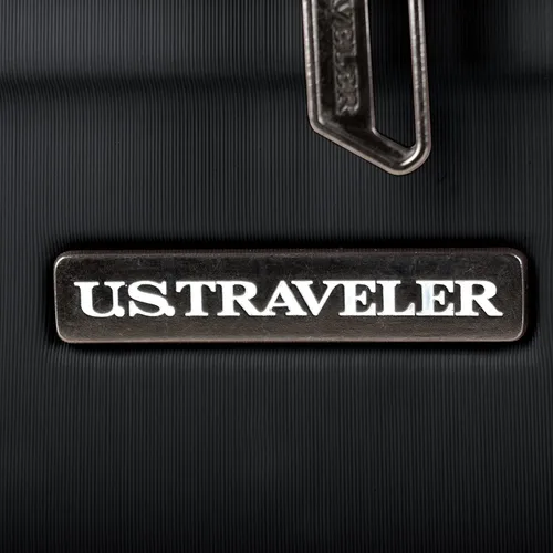 Miniatura 5 de U.S. Traveler Boren - Maleta de viaje de policarbonato resistente con 8 ruedas giratorias, asa de aluminio