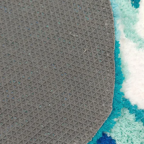Miniatura 7 de USTIDE Alfombra de baño en forma de U, antideslizante, gruesa, peluda, azul, rosa, absorbente, alfombra de baño, decoración de granja, alfombra