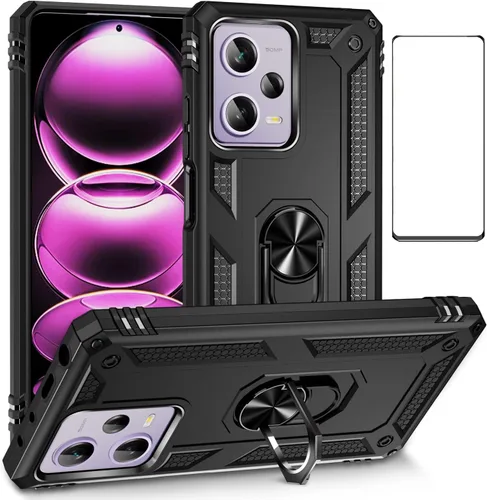 Miniatura 66 de Funda para Xiaomi redmi Note 12 Pro Plus 5G con protector de pantalla, soporte delgado protección militar a prueba de golpes Armor Defender Funda