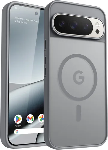 Miniatura 103 de Funda para teléfono Google Pixel 9 Pro XL, Compatible con Magnético, Protección contra Caídas de Grado Militar Translúcida Mate Resistente a Golpes