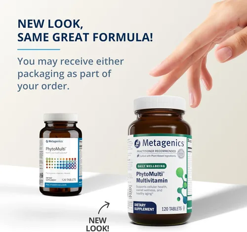 Miniatura 8 de Metagenics Essential Wellness Duo: OmegaGenics EPA-DHA 10000 y PhytoMulti sin hierro - Multivitamínico diario para la salud general
