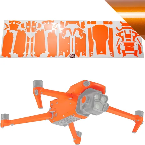 Miniatura 10 de WRAPGRADE Adhesivos de piel completa para DJI Mavic 3 / Mavic 3 Classic (amarillo neón)