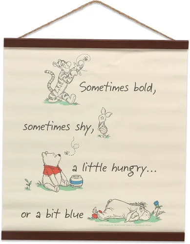 Miniatura 16 de Open Road Brands Disney Winnie the Pooh Adventure Banner Colgante de Lona - Decoración de Pared Divertida de Pooh y Amigos para el Hogar