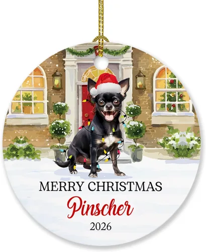 Miniatura 8 de Adorno de perro de Alaskan Malamute personalizado, árbol de Navidad, adorno de perro de Malamute de Alaska, regalos para amantes de los perros