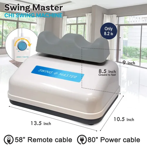 Miniatura 3 de Daiwa Felicity Swing Master - Chi Swing Machine - Passive Aerobic Exerciser, Swing Master with Figure Trimmer - Lymphatic Massager, Body Shaker, Leg