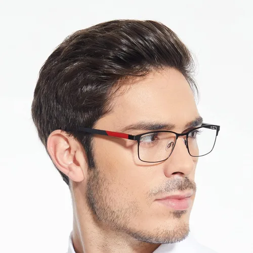 Miniatura 2 de 4 unidades de lentes de lectura para hombres, con bloqueo de luz azul, para lectores de computadora, anti rayos UV/fatiga ocular/reflejos, gafas