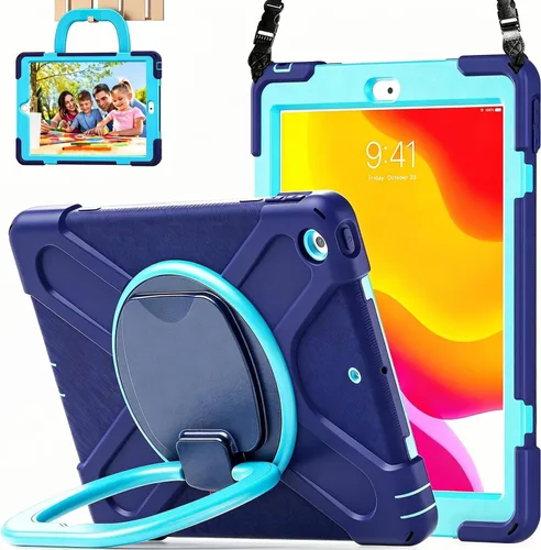 Miniatura 16 de Funda para iPad de 10.2 pulgadas de 9ª generación 2021 / 8ª generación 2020 / 7ª 2019, funda a prueba de golpes para niños con protector