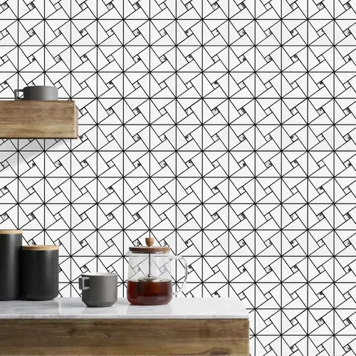Miniatura 6 de Vamos Tile Azulejo de protección contra salpicaduras para despegar y pegar, azulejos de PVC blanco puro para salpicaduras de cocina y baño, molino