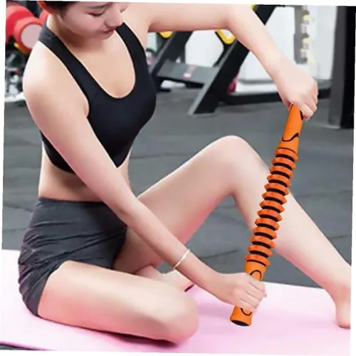 Miniatura 6 de Healeved Palo de masaje con pinchos, rodillo de yoga, masajeador de mano, rodillo de pantorrilla, masajeador de espalda de mano, punto de gatillo