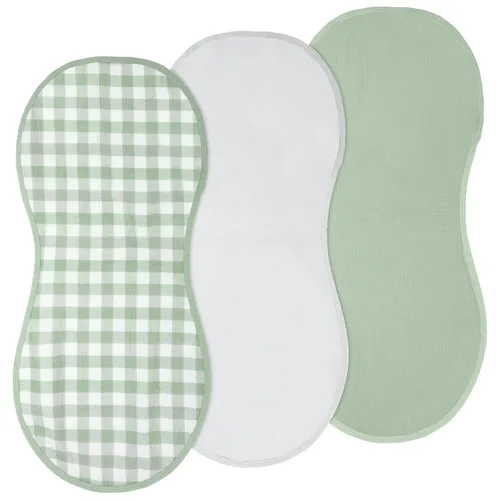 Miniatura 11 de Hahafelt 3 piezas de almohadillas para cambiador con forma de maní, impermeables, de algodón orgánico, almohadillas de maní cálidas para la espalda