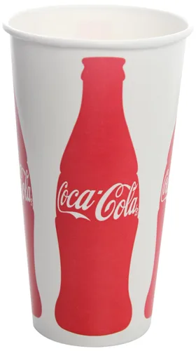 Miniatura 2 de Karat C-KCP16 - Vaso de papel frío (3.543 in de diámetro), estampado "Coca-Cola" (paquete de 1000)