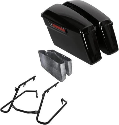 Miniatura 15 de TCT-MOTORPARTS Bolsa de sillín dura para alforja de conversión de hardware para Harley 2018-2025 Softail Fat Boy Breakout