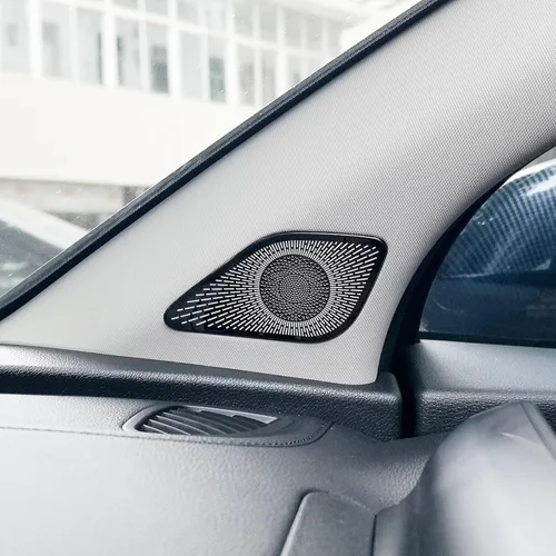 Miniatura 6 de YOUTOOCAR Cubiertas de aleación para altavoces de puerta de automóvil, cubiertas de altavoz de audio para tweeter, compatible con accesorios Kia