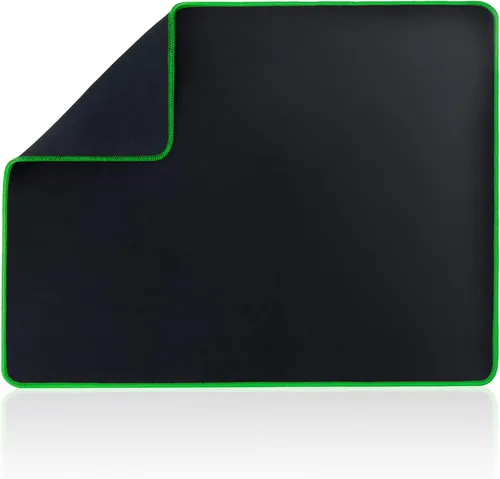 Miniatura 12 de Wolaile Alfombrilla de mouse grande para computadora de escritorio, borde cosido negro, 50 x 17 pulgadas