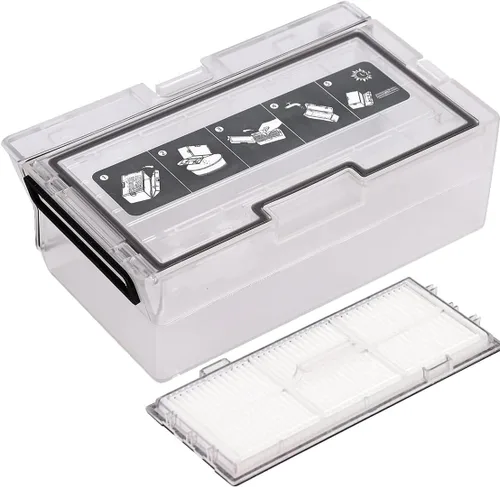 Miniatura 14 de Caja de basura compatible con Eufy RoboVac 11S, 15C, 30, 30C, 35C, 25C, 12, 15T, 35C, G30 Robot Aspirador – Recolección de residuos, accesorios