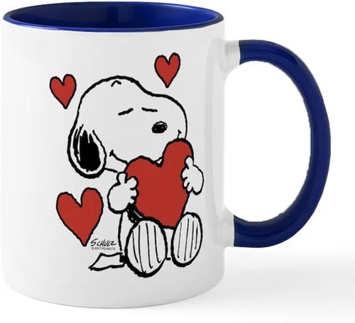 Miniatura 26 de CafePress Crabby Snoopy - Taza de café de cerámica (11 oz)