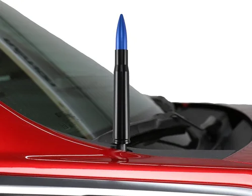 Miniatura 12 de Votex - Fabricado en Estados Unidos - Antena de aluminio bala negra calibre 50 - Compatible con Ford F150 - F250 - F350 Jeep Wrangler - Gladiator