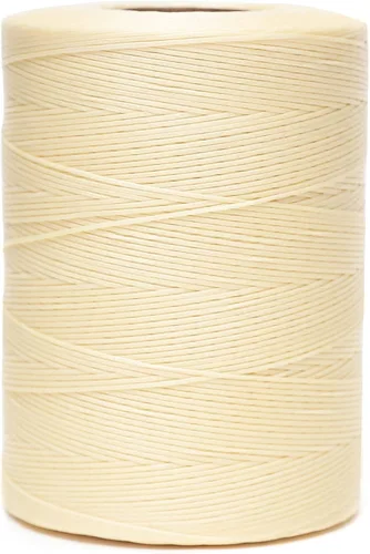 Miniatura 12 de Hilo encerado, 779,6 m 150D 0,8 mm hilo plano de poliéster encerado para costura a mano, manualidades, reparación de calzado, encuadernación de Negro