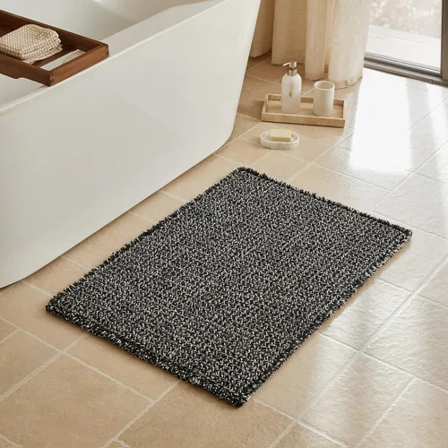 Miniatura 40 de Triohero Tapete de baño con diseño de gofre, tapete de baño pequeño y bohemio, antideslizante, lavable, ultra suave, súper absorbente, de secado