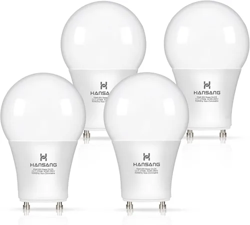 Miniatura 12 de Bombilla LED GU24, luz natural de 4000 K, 9 W (equivalente a 60 W), 900 lúmenes CRI 85+, 2 puntas GU24 A19, base de pasador de bloqueo y giro de 9 W