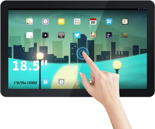 Miniatura 7 de Tablet con monitor de pantalla táctil Android 11 de 18.5 pulgadas, FHD 16:9 1080P, WiFi y BT, altavoces incorporados, RK3568 2GB RAM y 32GB ROM