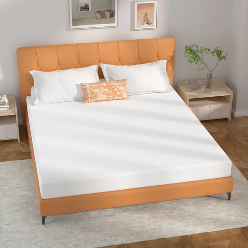 Miniatura 12 de Colchón individual de 5 pulgadas para niños, colchón de espuma viscoelástica de gel para un sueño cómodo y alivio de presión, soporte de firmeza
