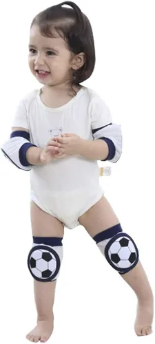 Miniatura 3 de Ylucky Rodilleras de malla antideslizante transpirable para bebés de 2 a 5 años unisex