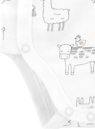 Miniatura 4 de Simple Joys by Carter's Unisex Babies' Short-Sleeve Bodysuit, Multipacks