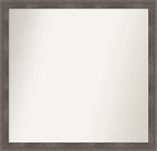 Miniatura 491 de Amanti Art Espejo personalizado, espejo de baño gris plomo a rayas, espejo de pared o espejo de tocador de baño sobre el fregadero