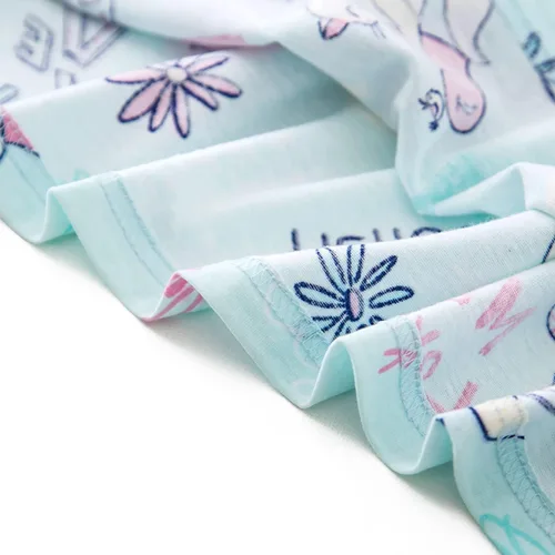 Miniatura 6 de SISKIN Camisones para mujer, de algodón, para dormir, de manga corta, con estampado, ropa de dormir suave