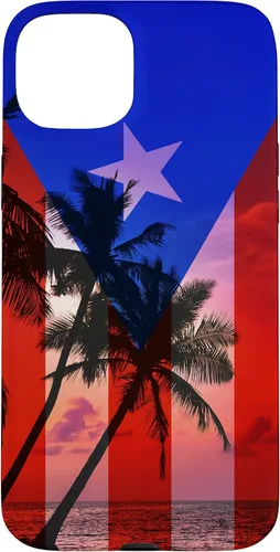 Miniatura 8 de iPhone 11 Tropical Ocean Vibes Bandera de Puerto Rico - Funda del Orgullo Puertorriqueño